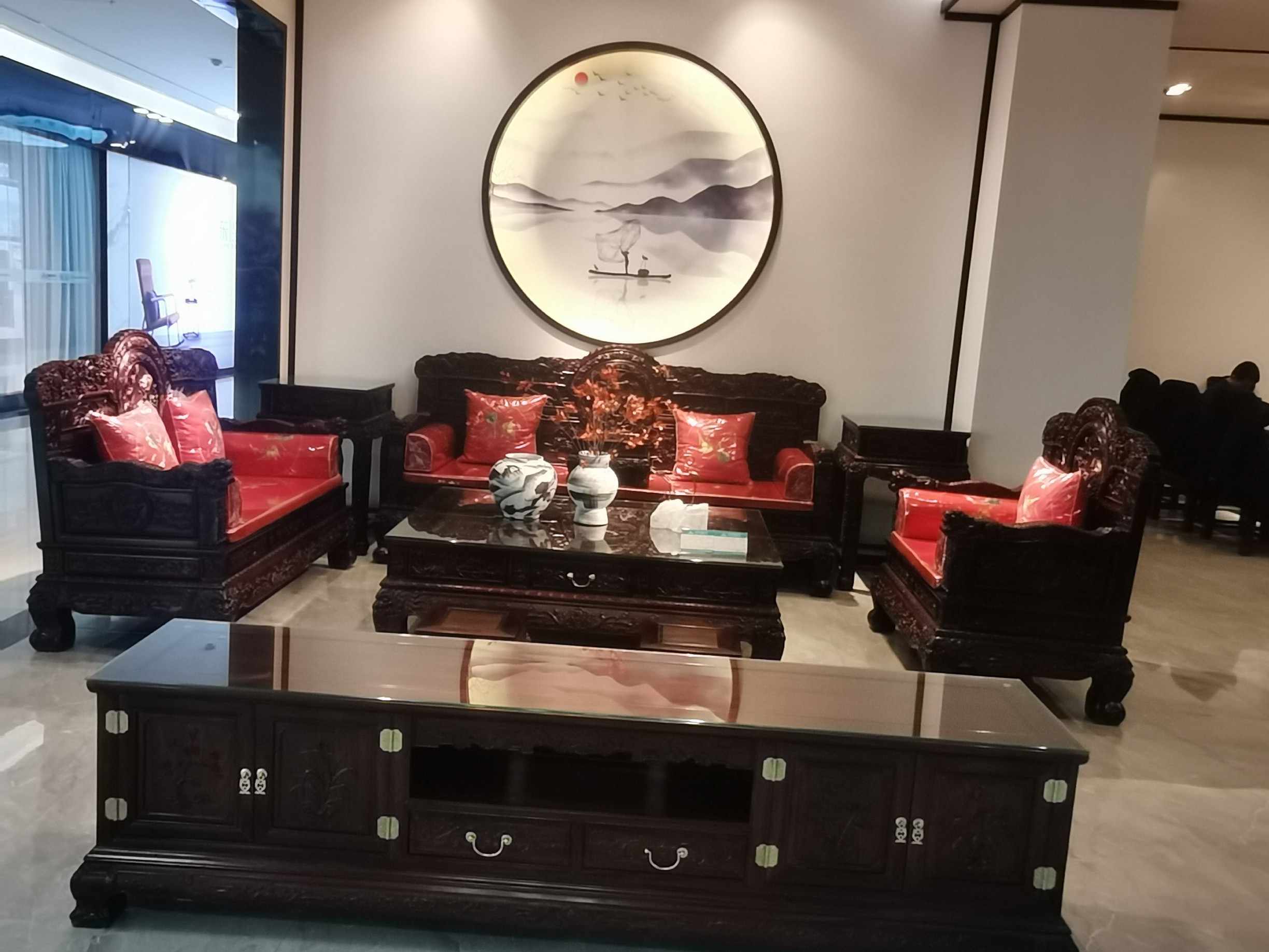 中式紅木沙發